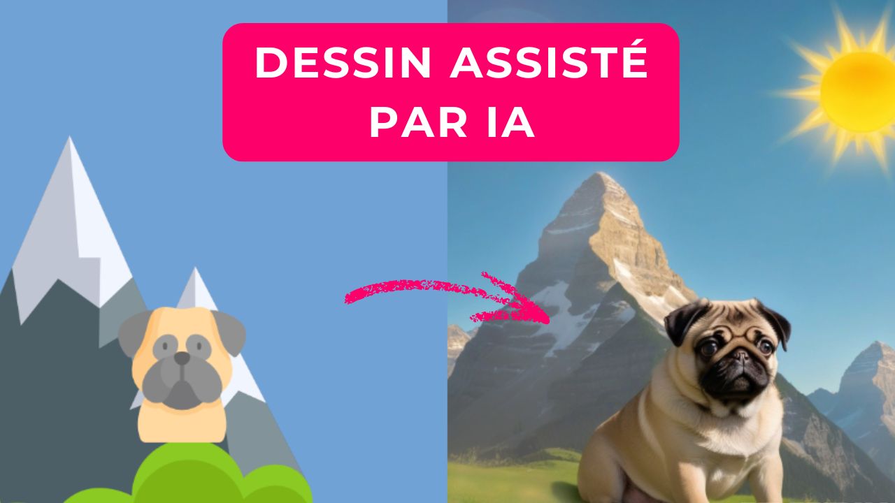 Illustration du cours Dessiner avec l’aide de l’Intelligence Artificielle en temps réel