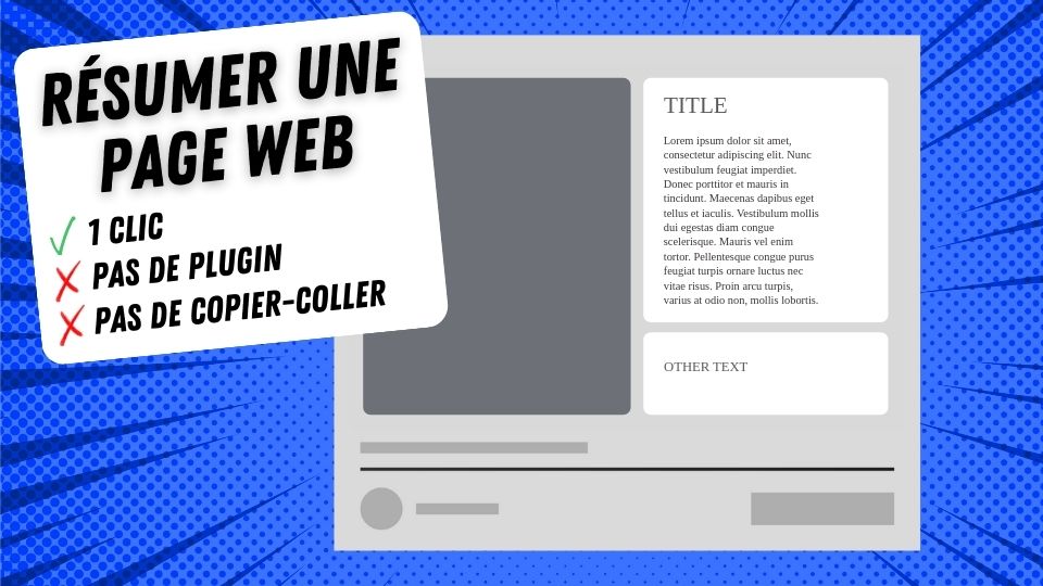 Résumer une page web en un clic avec Copilot